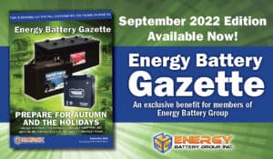 Energy Battery September 2022 Gazette
