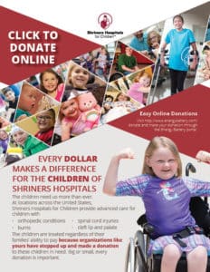 energy battery shriners donations