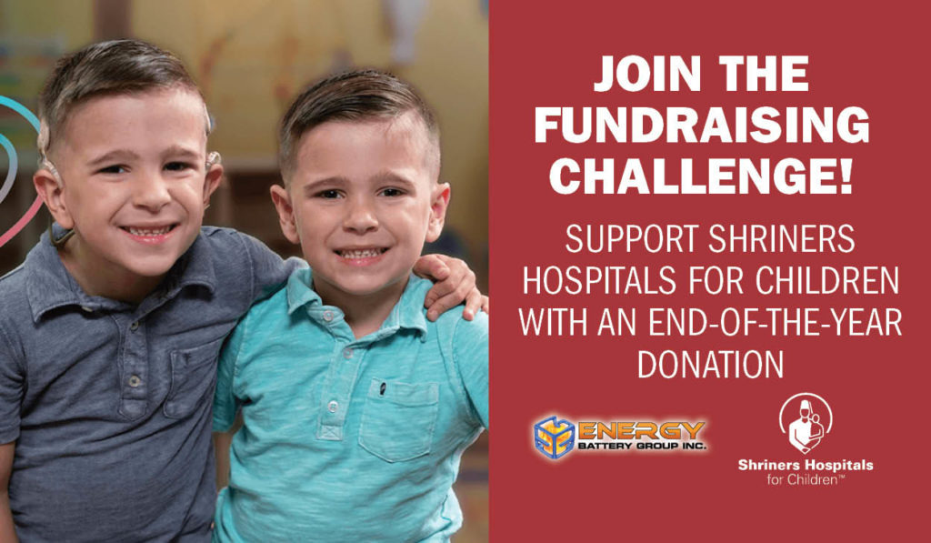 Join the donation challenge.