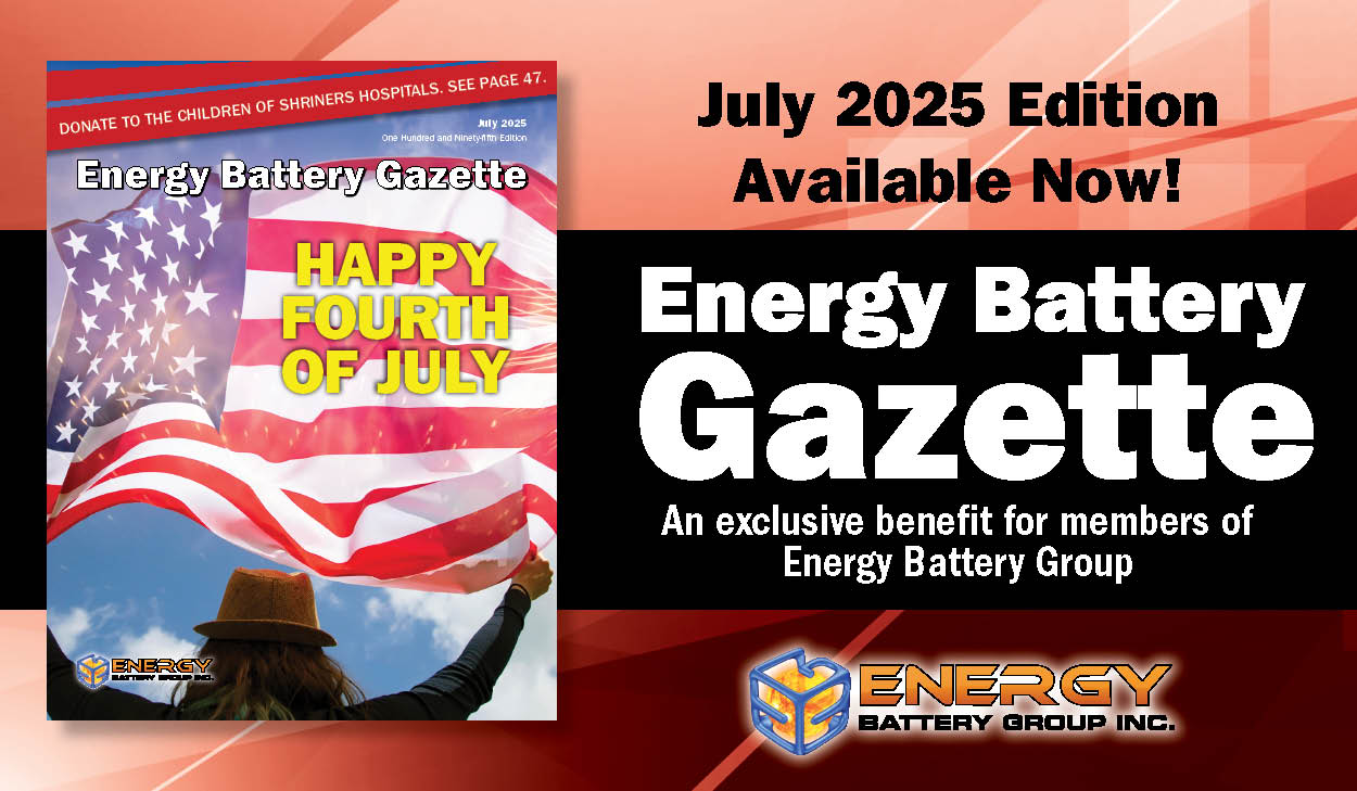 Energy Battery Gazette cover