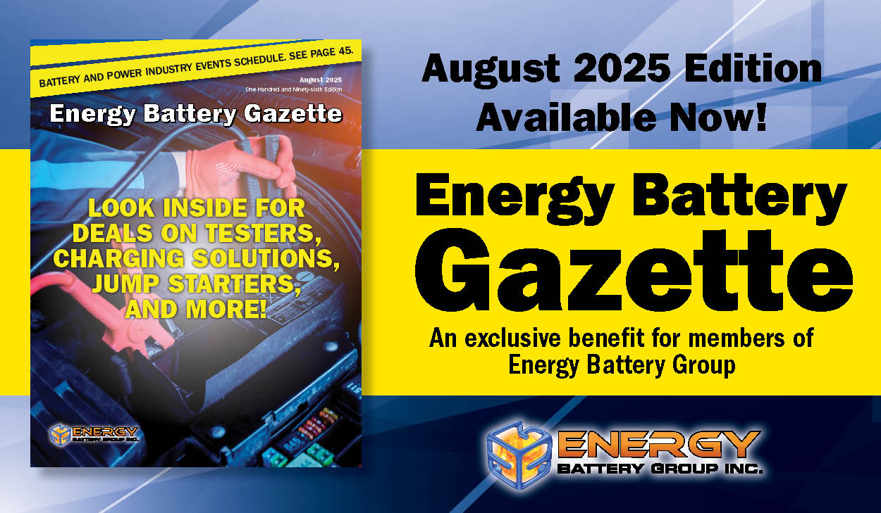 Energy Battery Gazette cover
