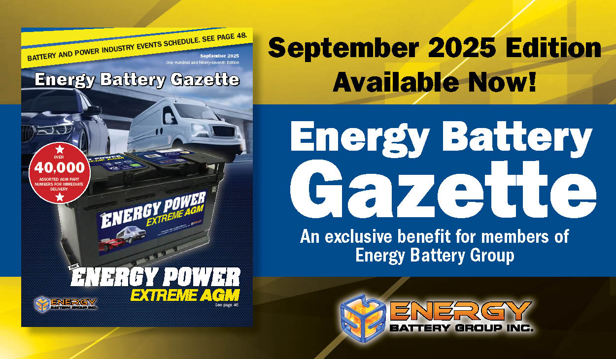 Energy Battery Gazette cover