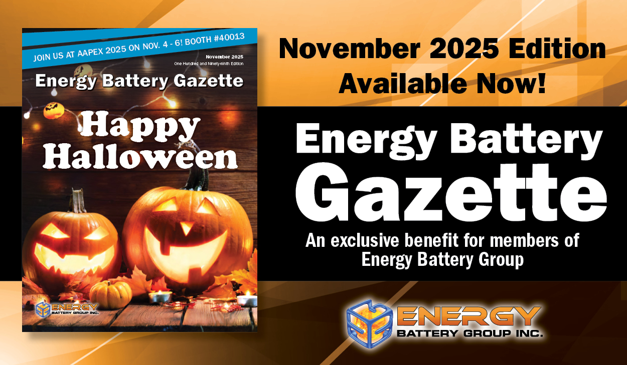 Energy Battery Gazette cover