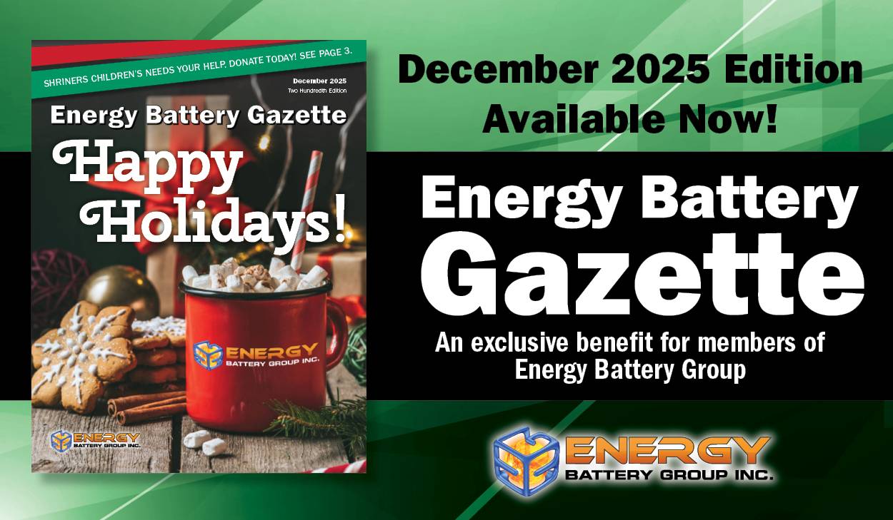 Energy Battery Gazette cover